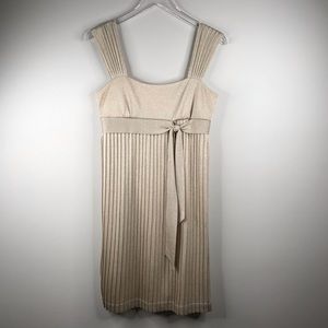 Suzi Chin for Maggy Boutique Dress Metallic Gold